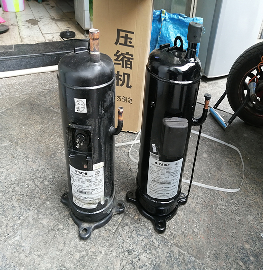 五寨中央空调压缩机的更换维修